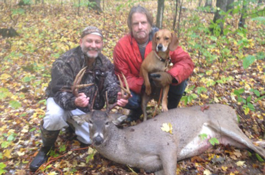 Deer Dog Tracker Stan tracked this buck in Lake City