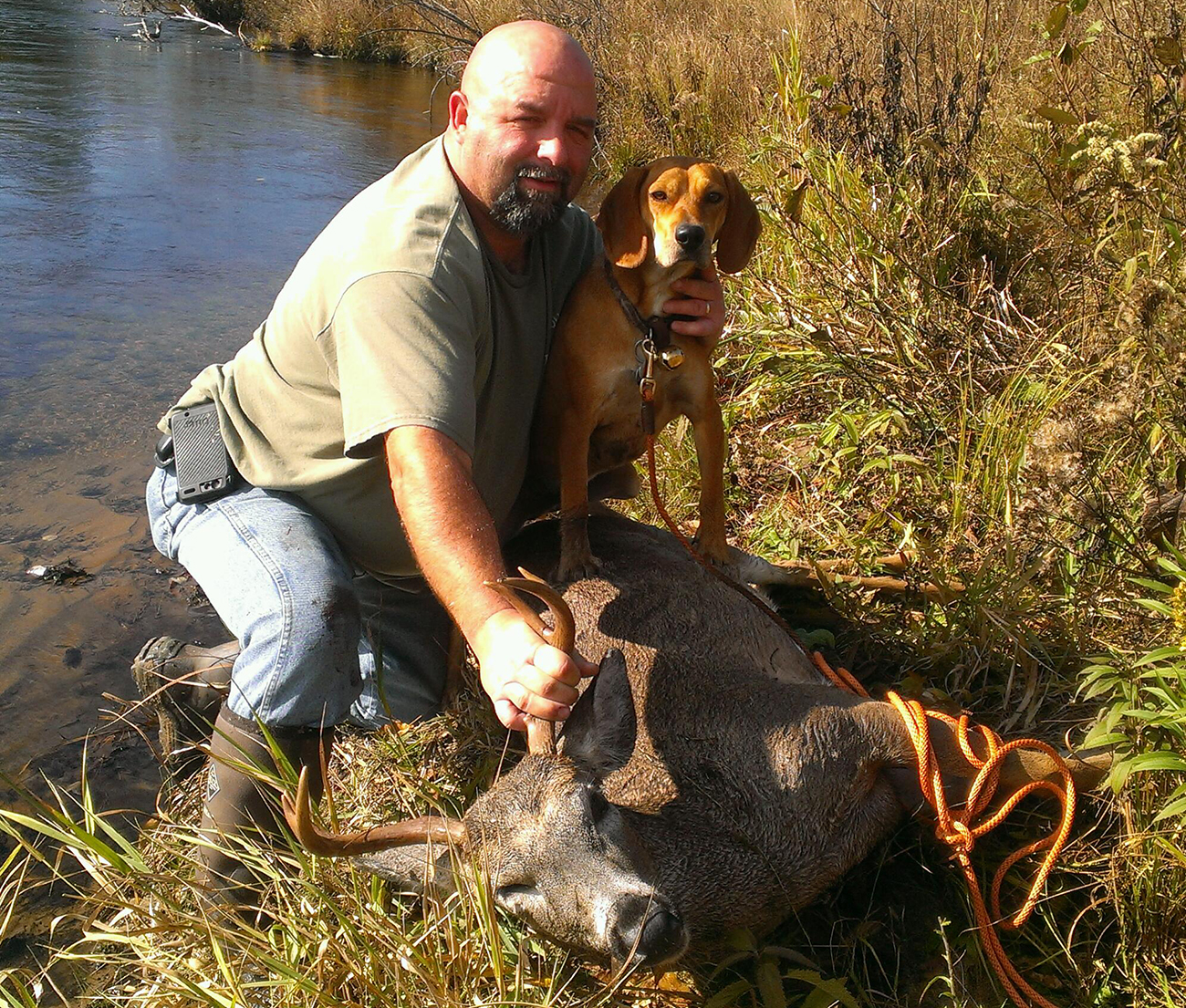  Traverse City Deer Dog,Stan Deer Dog Tracked this buck