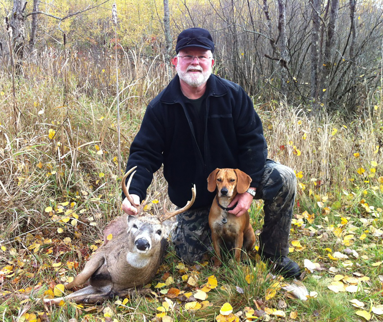 Stan TC Deer Dog, tracked this buck in Leelanau County